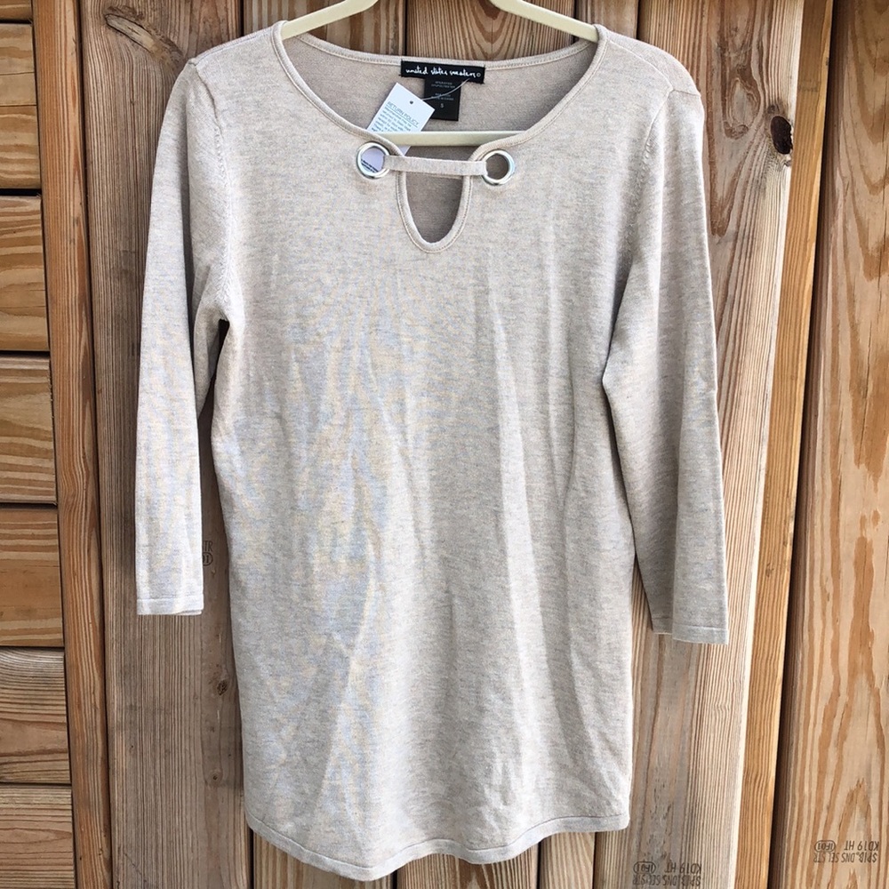 NWT! - UNITED STATES SWEATERS Round Hem Tunic Sweater